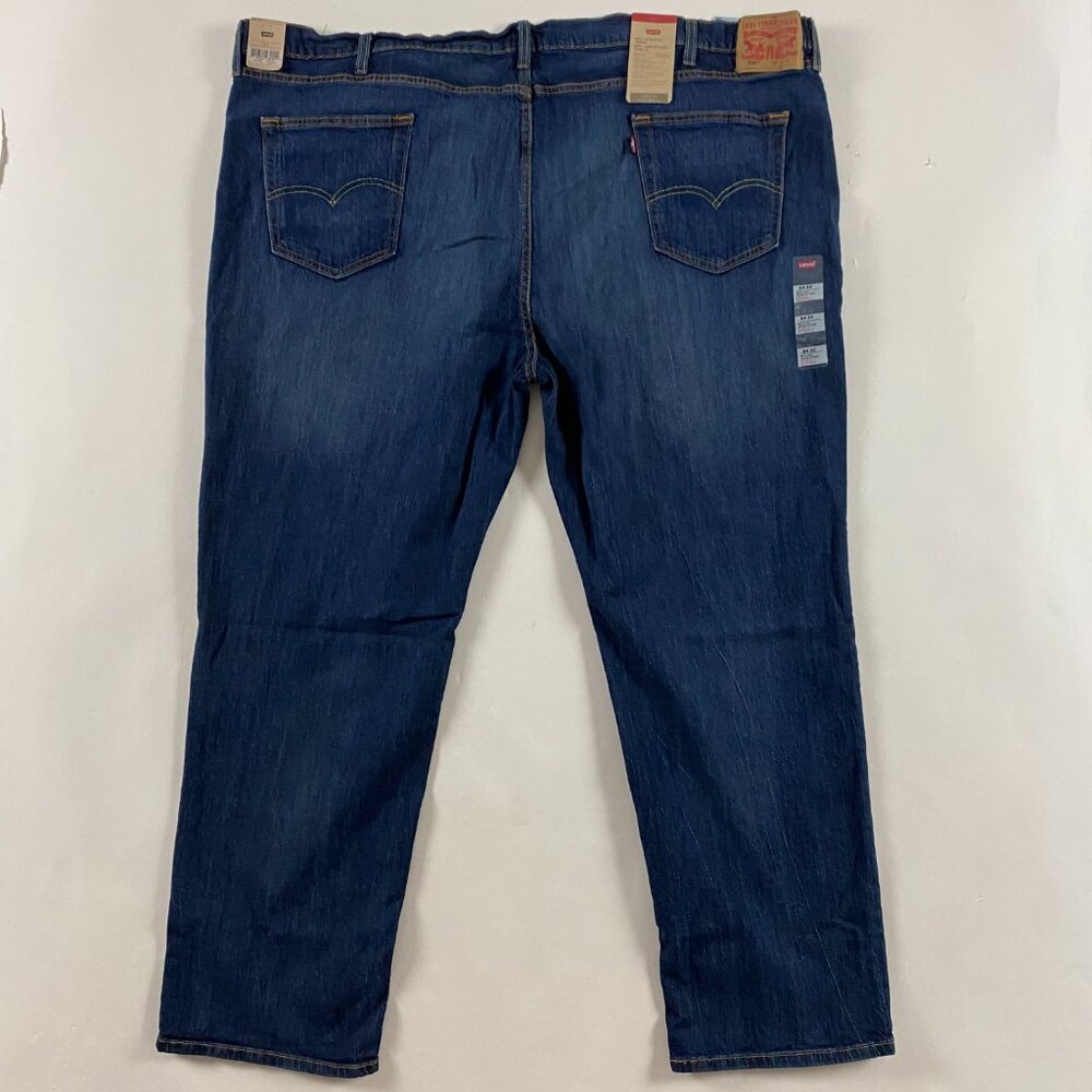 Levi's 541 Athletic Taper Jeans Mens 54 x 32 Measures 53.5 x 31 Blue Stretch NWT